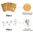 thumbnail image 3 of 30 Pcs Lames de Rechange pour Tondeuse Robotique en Acier Inoxydable, 3 of 5