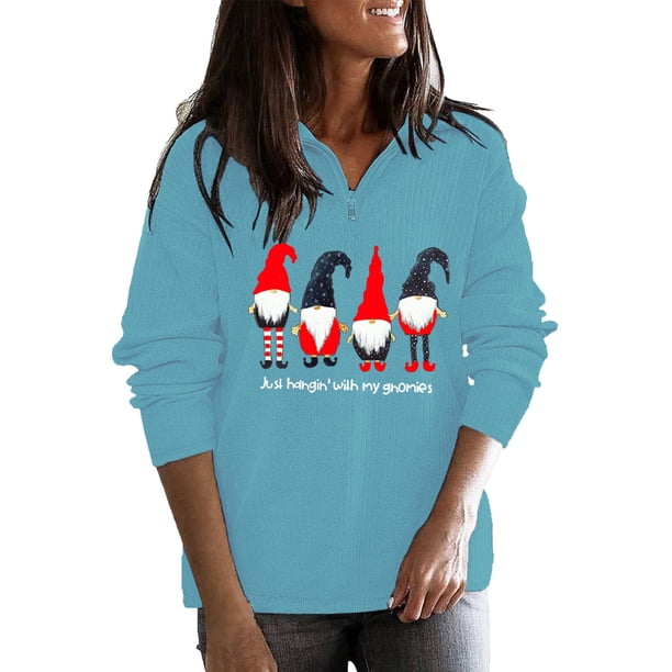 Moda Mujer Casual Fleece Cremallera Cuello alto Sudadera con capucha suelta Fridja ghj987+7035