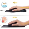 thumbnail image 4 of SZDUDU Office & Gaming Mouse Pad with Comfortable Gel Wrist Rest Support, Easy Gliding Computer Mouse Pads, Pink, 4 of 7