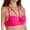 Fuchsia Sizzle, variant on Smart & Sexy Women's bra-sized getaway halter bikini swimsuit top
