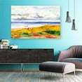 thumbnail image 3 of Idea4wall La Grenouillere by Pierre Auguste Renoir Canvas Wall Art Famous Art Prints for Home Wall Decor, 12"x18", 3 of 5