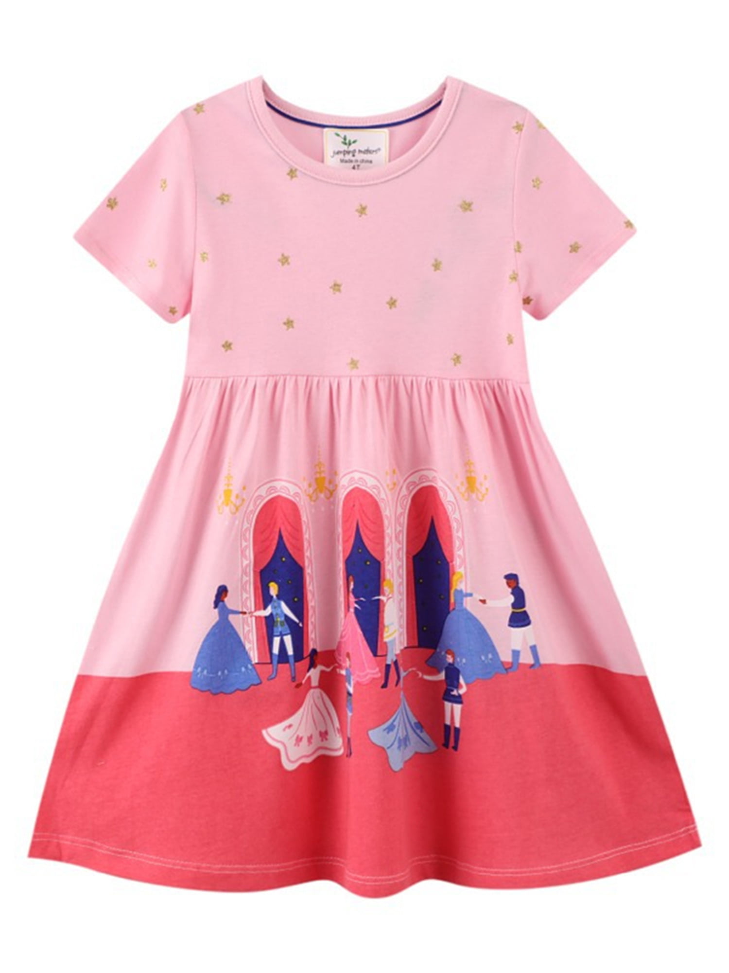 Kids Baby Girls Unicorn Tutu Holiday Summer Dress Tunic Sundress Birthday Shirt 