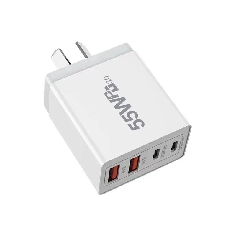 AU Plug Fast USB Charger Type C Charger for Xiaomi Redmi iPhone Samsung Mobile Phone Quick Charging Adapter PD Wall Charge