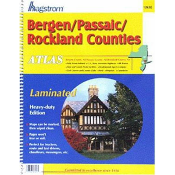 Pre-Owned Bergen/Passaic/Rockland Laminated Atlas (Paperback) 0880970499 9780880970495
