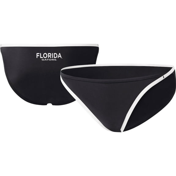 Women's G-III 4Her by Carl Banks Black Florida Gators Play Action Bikini Bottoms