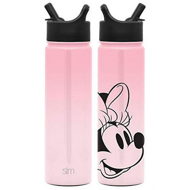  Simple Modern Disney Water Bottle with Straw Lid Vacuum  Insulated Stainless Steel Metal Thermos, Gifts for Women Men Reusable Leak  Proof Flask, Summit Collection