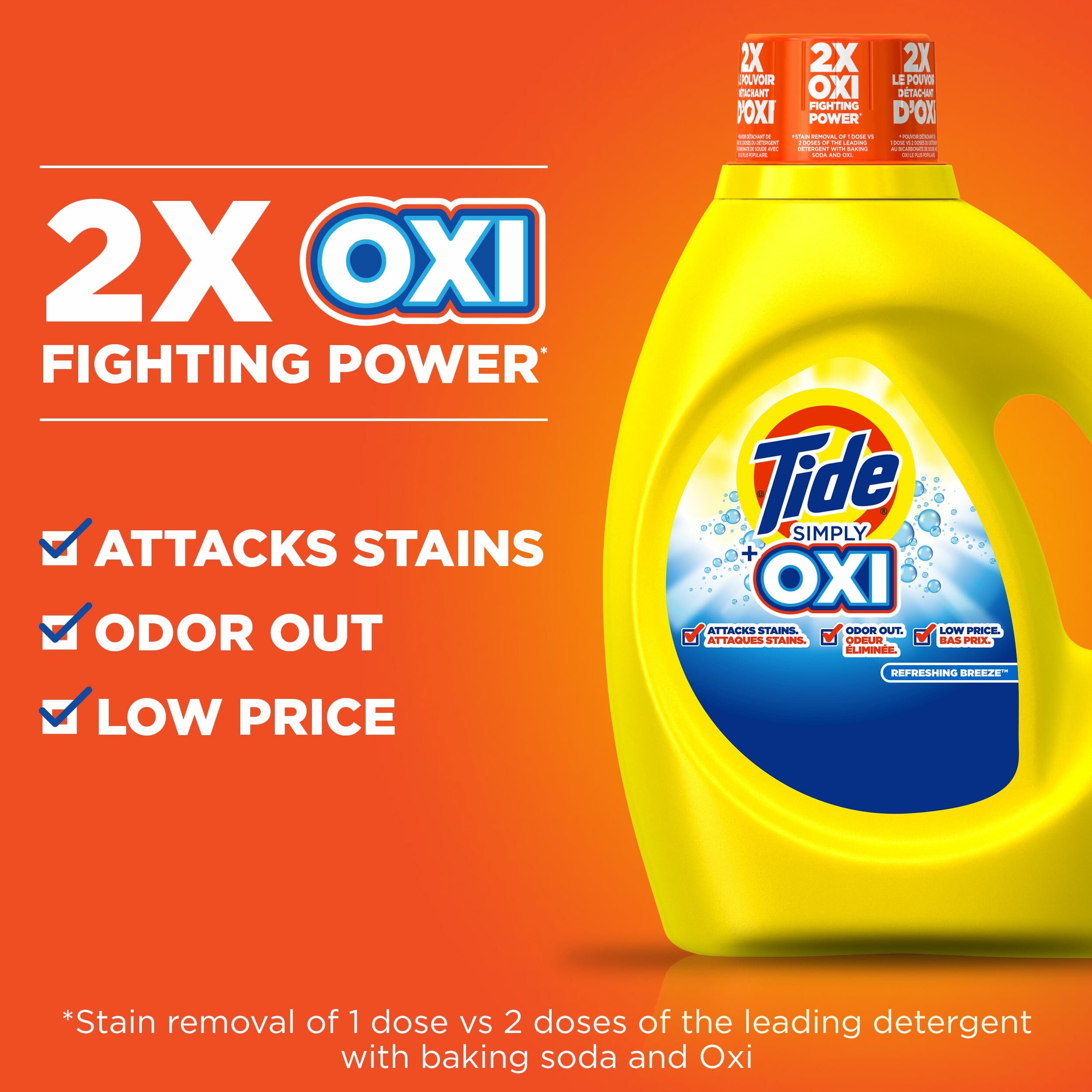 Tide Simply Oxi + Ultra Stain Release Refreshing Breeze Scent