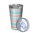 thumbnail image 2 of 16oz Tumblers Blue and Red Christmas Pattern Stainless Steel Vacuum Insulated Double Wall Travel Tumbler Cups Mug with Lid and Straw,Cleaning Brush for Coffee,Tea, 2 of 4