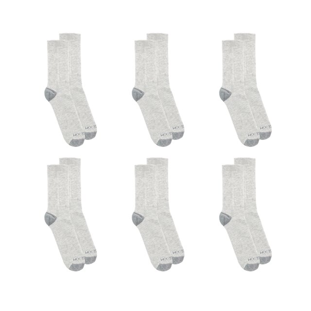 Fruit of the Loom Men's Dual Defense Crew Socks (6 Pack), Men's Crew ...