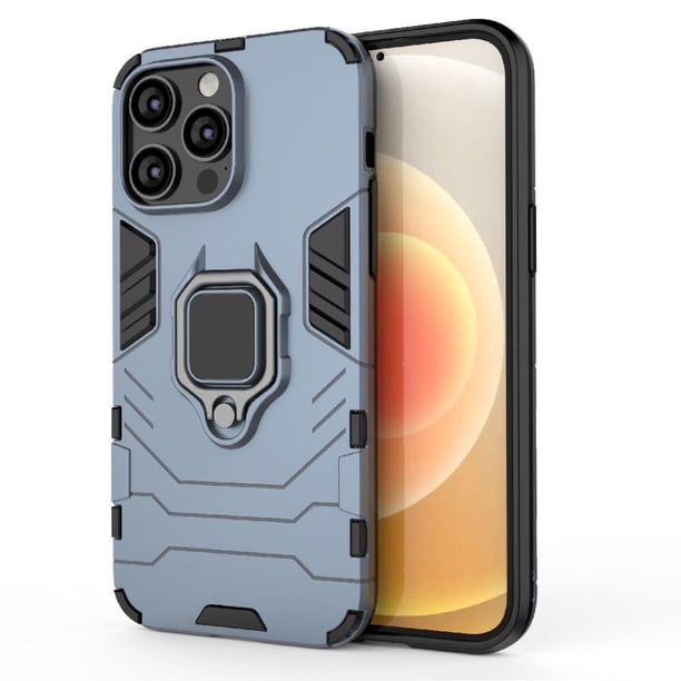 Funda para IPHONE 14 PRO MAX con Soporte Anillo Giratorio 360° y Protección Resistente a Golpes y Caídas
