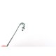 thumbnail image 3 of Cateissary Modelo de lámpara de vía férrea, poste de luz LED de Metal, patio de recreo para jardín, pista de luz en miniatura, artesanías, accesorios Artesanía Verde (blanco cálido) Cateissary HA066593-04, 3 of 6