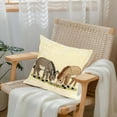 thumbnail image 6 of Animlas Christmas Embroidered Pillow Cover, Cozy Horses Knit Sofa Couch Decor Pillowcase, Farmhouse Rustic Couple Horses Cushion Cover, Bedside Living Room, Bedroom Cushion Case, 6 of 8