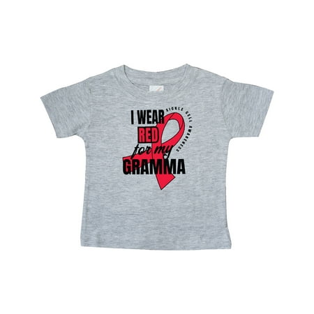 

Inktastic Sickle Cell Awareness I Wear Red For My Gramma Gift Baby Boy or Baby Girl T-Shirt