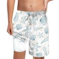 thumbnail image 3 of LRen Boys Swim Trunks with Boxer Brief Liner Toddler Boy Swim Trunks Stretch Summer Beach Pool Swimming Shorts Swimwear, 3 of 5