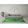 thumbnail image 3 of Ahgly Company Indoor Round Oriental Emerald Green Industrial Area Rugs, 5' Round, 3 of 4