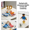 thumbnail image 5 of LEGO Editions Kylian Mbappé – Soccer Highlights - Building Set for Boys & Girls, Ages 10+ - Collectible Soccer Gift with Plaque - Kids Bedroom or Shelf Decor - 43013, 5 of 9