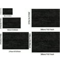 thumbnail image 4 of Area Rugs for Living Room Bedroom, 5ft x 8ft Soft Fluffy Shag Indoor Floor Carpet for Living Room Bedroom Dining Room Office Home Decor, Black, 4 of 7