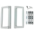 thumbnail image 6 of 9 White PGT Sliding Glass Patio Door Surface Mount Handle Set Replacement with Thumb Latch Lever, Screws, and Keepers - 4-7/8 Hole Spacing - Fix and Repair Door Hardware, 6 of 7