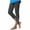 Dark Gray, variant on HomeDM Leggings for Women Lace Trim Bottom High Waisted Wine Workout Athletic Running Yoga Capri Pants Size L