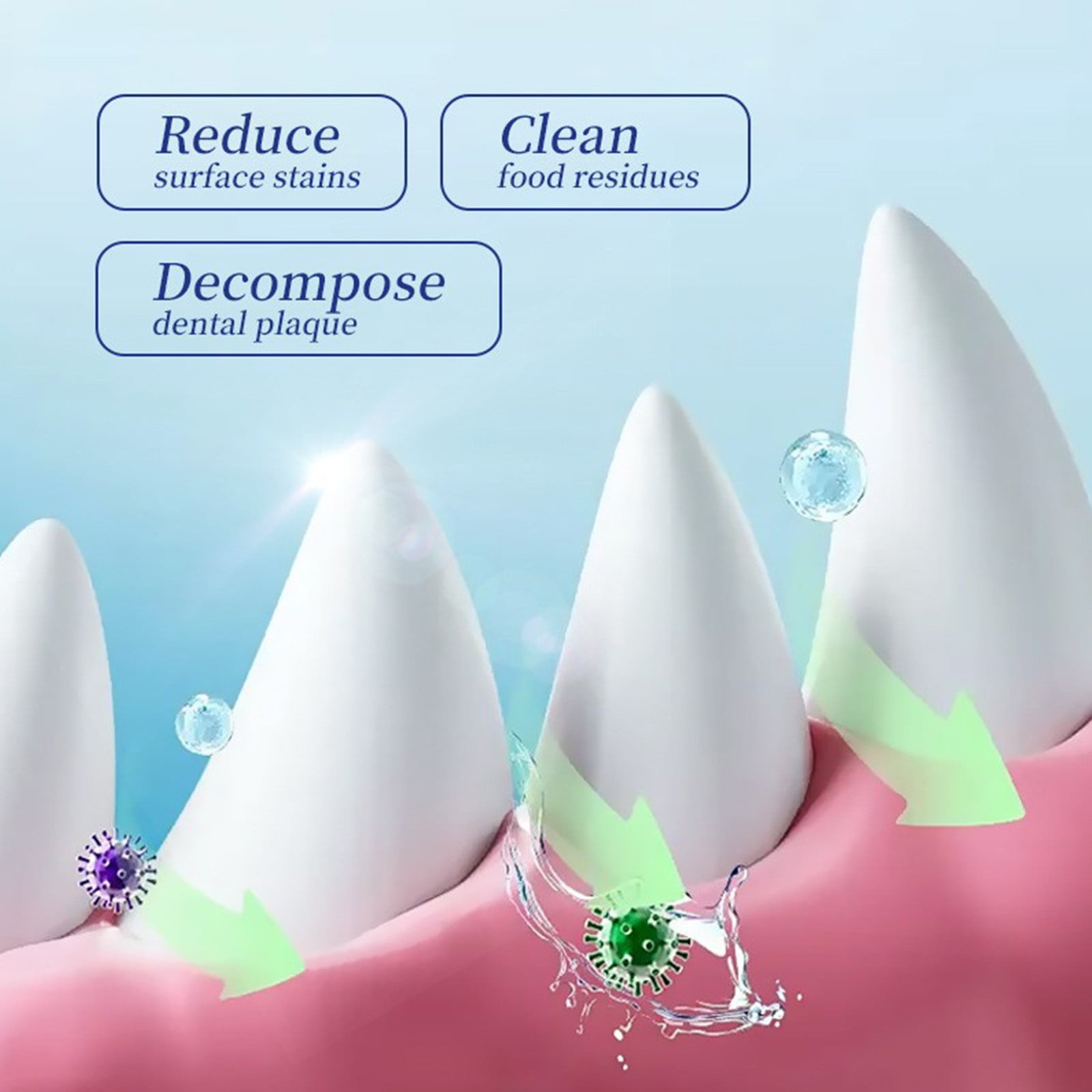 Jellico Pet Dental Cleaning Powder Oral Care Bad Breath Remover With Spoon, 100G, A Beef Flavor Dental Powder For Dogs & Cats, Includes Measuring Spoon, Pet Oral Hygiene Powder