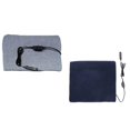 thumbnail image 5 of Amdohai Foldable 12v Electric Car Blanket Heated Blanket Travel Throw Warm Blanket For Automobile Truck Car Camping Travel gray, 5 of 5
