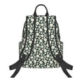 thumbnail image 2 of Naloa White Daisies and Bee Print Lightweight DayBackpack Suitable for school, work, shopping, travel, etc., 2 of 5