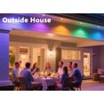 thumbnail image 6 of Beatineon 100ft RGB+IC Permanent Outdoor Lights, Smart Landscape Lighting with App Control, IP68 Waterproof Color Changing Lights for House Perimeter, Fence, Patio (Spring Summer Decor), 6 of 14