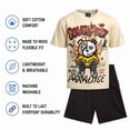 thumbnail image 5 of SOUTHPOLE Boys Athletic Shorts Set Lightweight Soft Cotton Graphic Tees & French Terry Shorts 2 Piece, 5 of 7