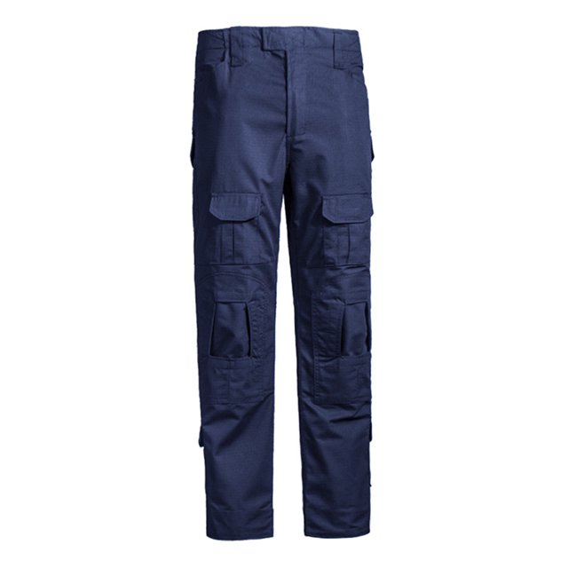 Innerwin Pants Elastic Waist Mens Bottoms Summer Drawstring Fitted Trousers Navy Blue M/32