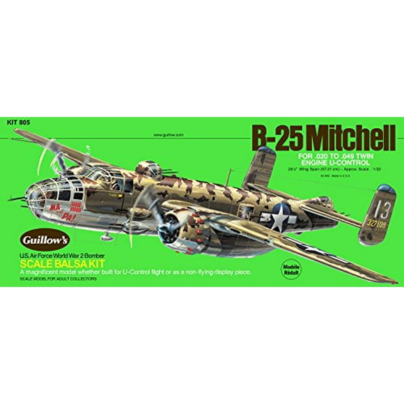 Guillow's North American B-25 Mitchell Model Kit