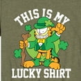 thumbnail image 3 of Garfield - This Is My Lucky Shirt - Toddler And Youth Short Sleeve Graphic T-Shirt, 3 of 5