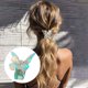 thumbnail image 4 of Pinzas para el cabello con forma de mariposa - Pinzas para la mandíbula antideslizantes para el cabello Clip de garra de sujeción fuerteverde, 4 of 5