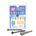 thumbnail image 1 of Arandelas hexagonales Screw Grip-Rite de 5/16 x 8 cm, 20 unidades, 1 of 1