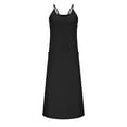 thumbnail image 5 of Spaghetti Strap Dresses for Women 2025 Adjustable Racerback Maxi Dresses Comfy Flowy Long Dress with Pockets, 5 of 7