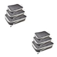 thumbnail image 1 of Moyic 3 Pieces Waterproof Luggage Organiser Lightweight Clothes Bags Storage Negro 3 piezas 2Conjunto, 1 of 6