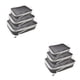 thumbnail image 2 of Moyic 3 Pieces Waterproof Luggage Organiser Lightweight Clothes Storage Bags Negro 3 piezas 2piezas, 2 of 4