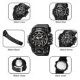 thumbnail image 3 of SKMEI Men's Digital Watches Sports Outdoor 50M Waterproof Military Wrist Watch Multi Function LED Alarm Stopwatch, 3 of 6