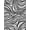 Black, Pattern 3, variant on ODIKA 4'x6' Machine Washable Non-Slip Area Rug, Monochrome Zigzag Maze Elegant Contemporary Trellis Labyrinth Path High Traffic Rug, Black, 522037