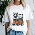 thumbnail image 2 of Just Here For The Trash Raccoon, Spooky Season Tee, Happy Halloween Shirt , Ghost Pumpkin Tshirt, Funny Holiday Gift,Horror Witchy, 2 of 5