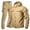 Khaki, variant on KKBOTIVE Men's Tracksuits 2 Piece Outfit Set Casual Athletic Cargo Jogging Pant Warm Up Sweat Suits Workout Sports Sets ( Blue Size: XXL )