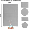 thumbnail image 3 of Flower Pot Hole Mesh Pad,Happon 5Pcs 11.8 x 7.8 inch Squares Garden's Drainage Mesh Hole Screens, Mesh Pads for Pots, DIY Drainage Netting Pot Bottom Grid Mat, Keep Soil from Flowing Away, 3 of 8