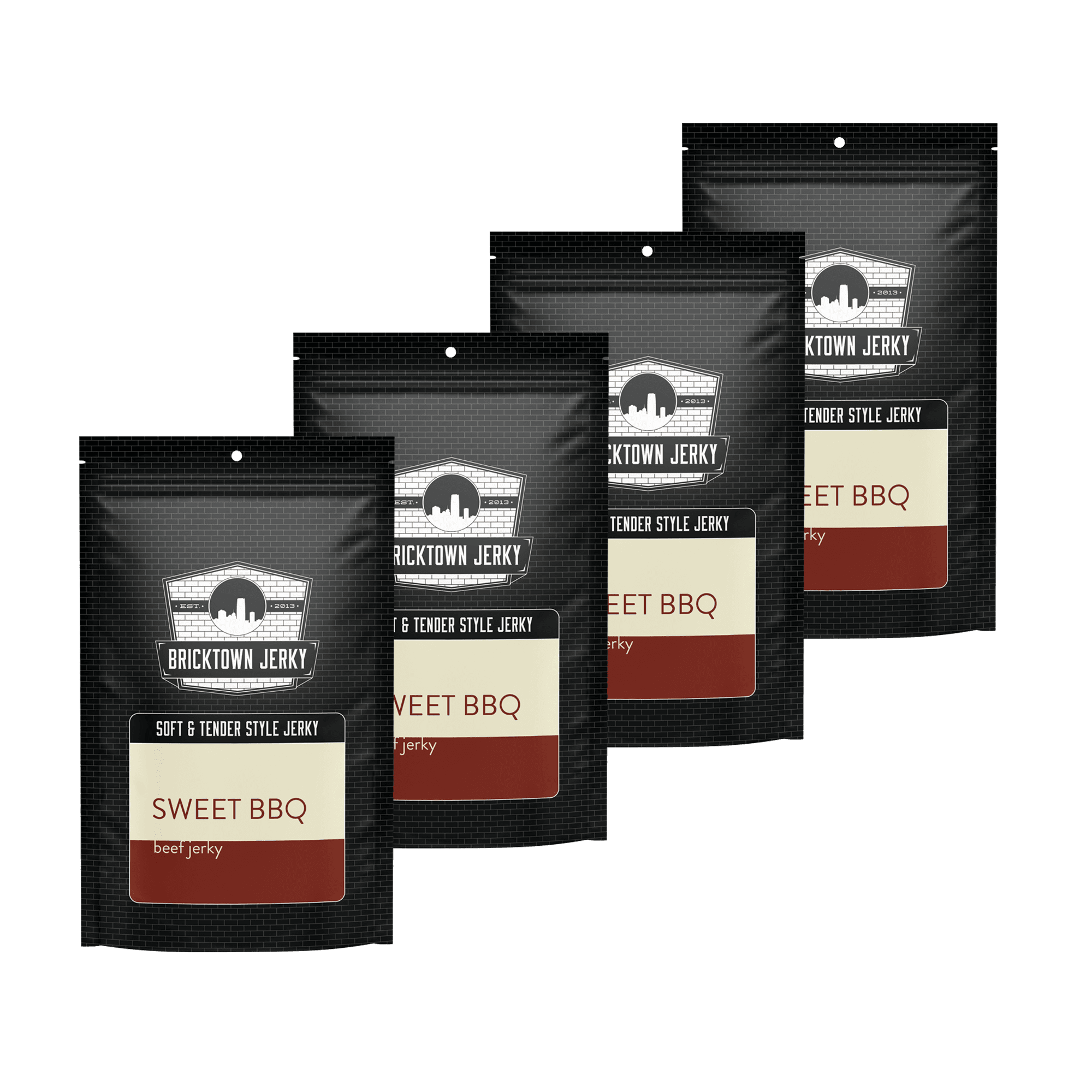 Soft and Tender Style Beef Jerky - Sweet BBQ - 1 Pound