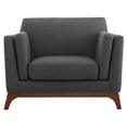 thumbnail image 3 of Allora Mid Century Modern Accent Chair in Gray, 3 of 5
