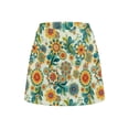 thumbnail image 2 of Uorisango Green Hippie Flower Womens Tennis Skirt Stretchy Comfortable Running Sports Pickleball Skirt Fashionable Inner Shorts Daily Wear with Pockets for Workout Pickleball Size M, 2 of 7