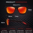 thumbnail image 5 of 4 Pack Square Sunglasses for Men Women, 5 of 6