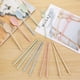 thumbnail image 3 of Bewildely Juego de vajilla portátil para cubiertos, tenedores, cuchara, palillos, paja de trigo, viaje, 3 uds. Mostrada Beige, 3 of 6
