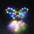 thumbnail image 1 of Xihbxyly Accesorios de Ángel Asistente, Accesorios de Actuación con Luces Led, Diseño Plegable, Correas Elásticas para Los Hombros, Accesorios para Cosplay y Fotografía, Efecto Degradado Mágico, Fies, 1 of 2