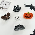 thumbnail image 3 of Yoyauz Halloween Hair Clip, Suitable For Thick And Thin Hair, Pumpkin Ghost Bat Design Hairstyle Accessories, Halloween Party Gift, 3 of 7