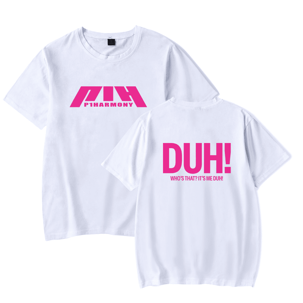 P1Harmony DUH! Tシャツ P1harmony Merch Duh New Album Summer Tee Kpop T-Shirt Unisex