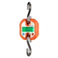 thumbnail image 1 of Báscula colgante digital naranja de 150 kg/330 lb, báscula portátil con gancho de acero y retroiluminación LCD para granjas, pesca, caza, mercado de alimentos y trabajo al aire libre, 1 of 5
